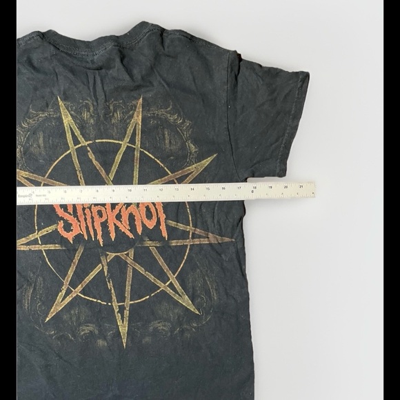 Slipknot Band Tee Black Gildan Heavy Cotton Size CH - Picture 7 of 7
